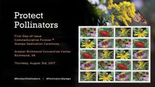 Protect Pollinators First Day of Issue Stamp Dedication Ceremony