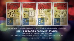 U.S. Postal Service Forever Stamp event for STEM