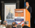 U.S. Postal Service Honors Battleship USS Missouri with a Forever StampStamp Depicts “Mighty Mo” Underway.-Billy V, Entertainment Reporter, Hawaii News Now Sunrise.