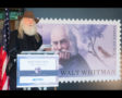 Stamp Honors ‘Father of Modern American Poetry. Darrel Blaine Ford, Whitman personator