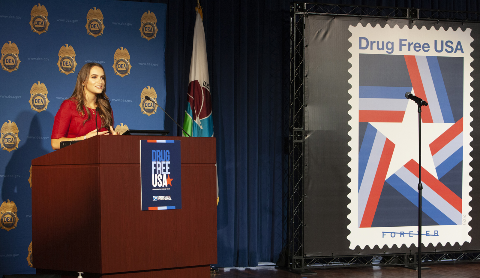 USPS First Day of Issue Drug Free USA Stamp USPS Digital Media