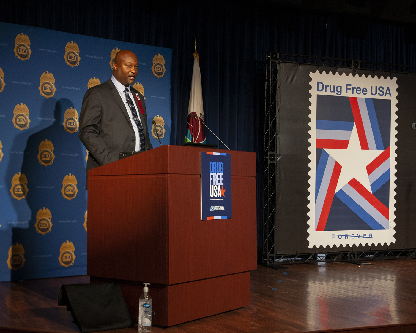 USPS First Day of Issue Drug Free USA Stamp USPS Digital Media