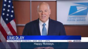 USPS Holiday 2021 Message from DeJoy