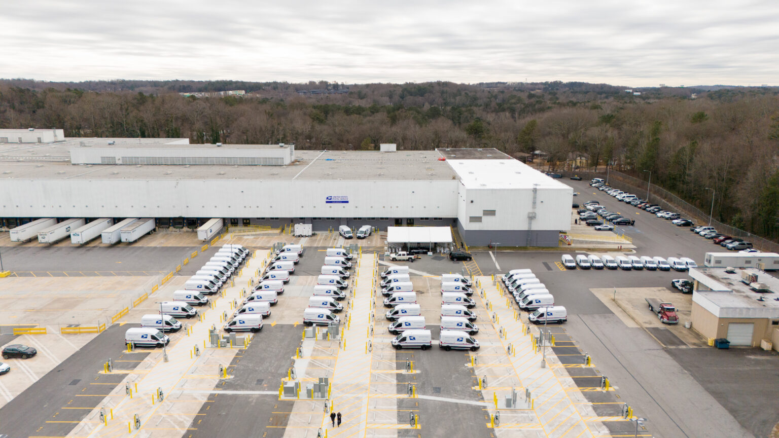 U.S. Postal Service Unveils First Postal Electric Vehicle Charging